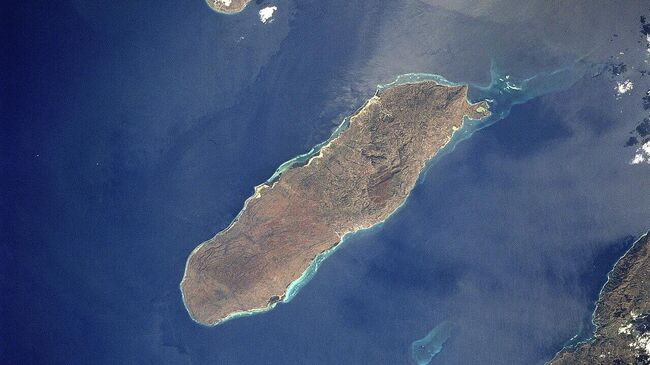 Вид на остров Гонав