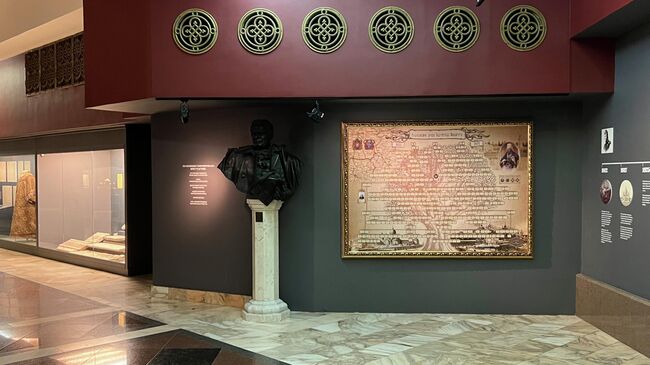 Генеалогическое древо рода святителя Филарета Московского в Патриаршем музее церковного искусства 