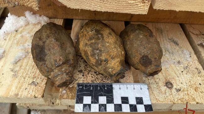 Боеприпасы, обнаруженные на стройке в Челябинске