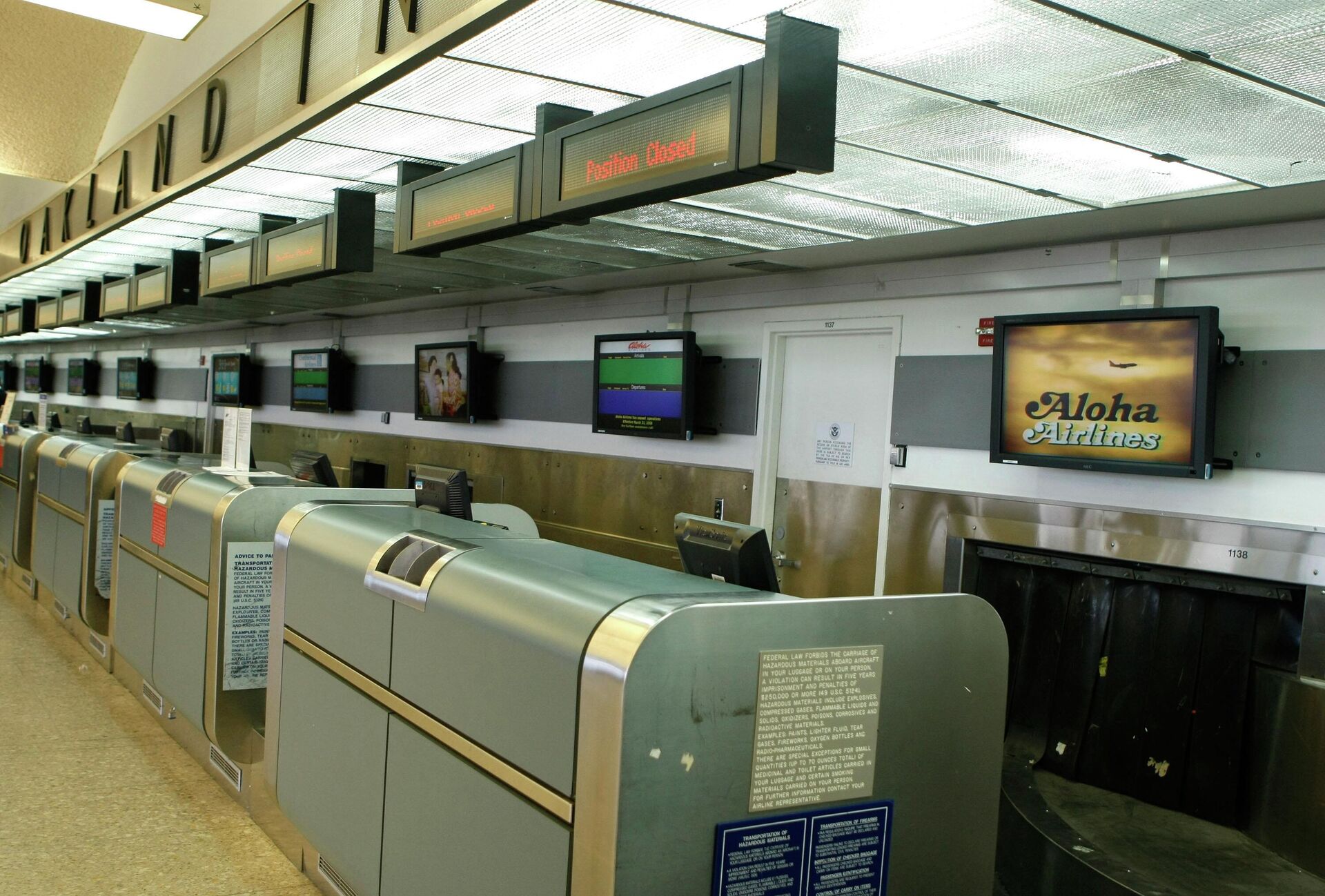 Стойка регистрации авиакомпании Aloha Airlines  - РИА Новости, 1920, 25.11.2025