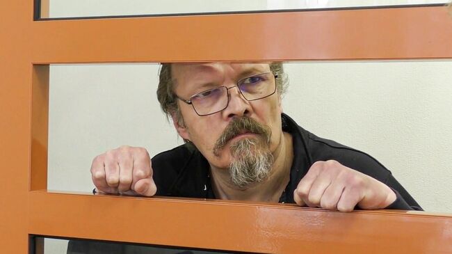 Геофизик Андрей Верьянов на оглашении приговора