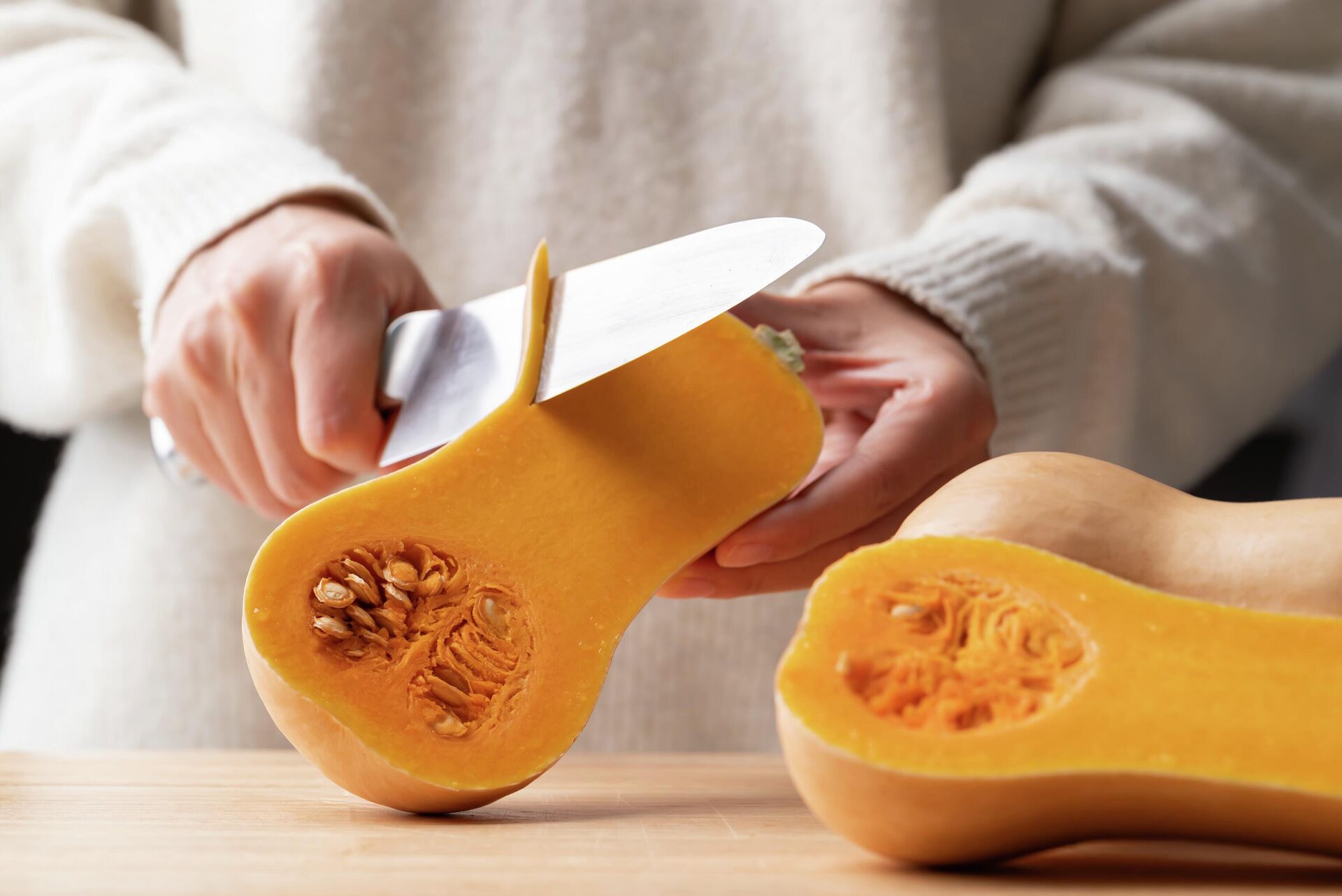 Подготовка тыквы Подготовка тыквы - РИА Новости, 1920, 25.11.2025