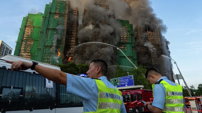 Пожар в Гонконге