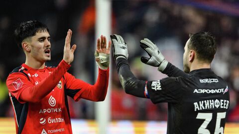 Матия Попович и Игорь Акинфеев Матия Попович и Игорь Акинфеев