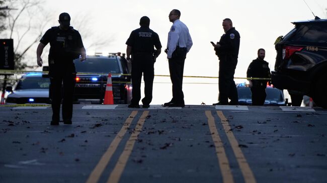 Обстановка возле места стрельбы в Вашингтоне