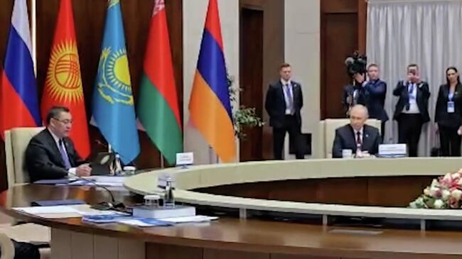 Заседание саммита ОДКБ в узком составе