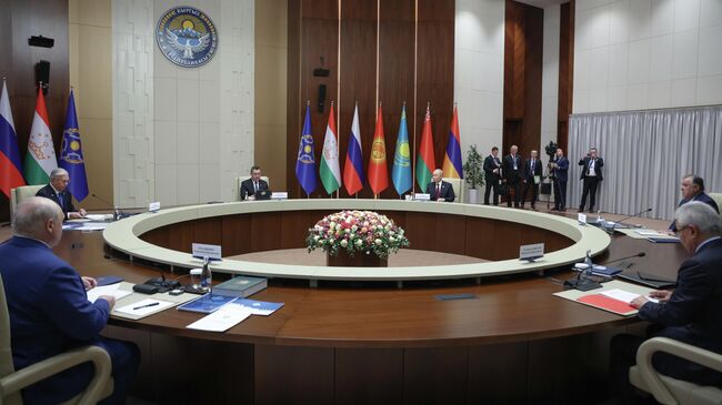 Заседание Совета коллективной безопасности ОДКБ в Бишкеке
