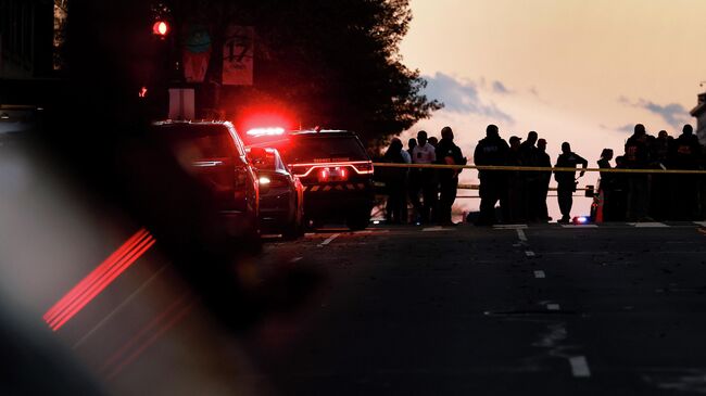 Обстановка на месте стрельбы в Вашингтоне