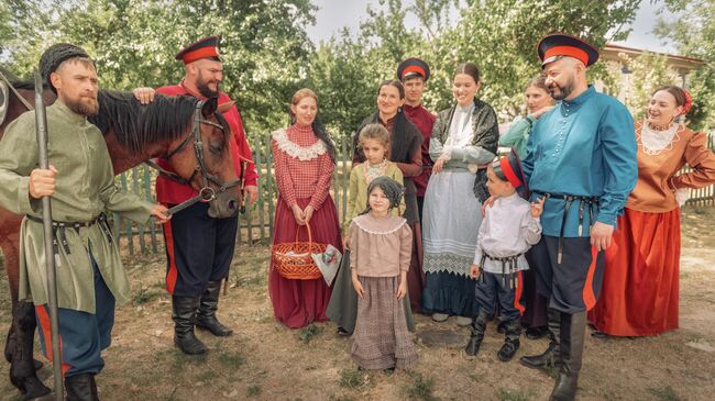 Фотография Марии Астаховой Посажение на коня 