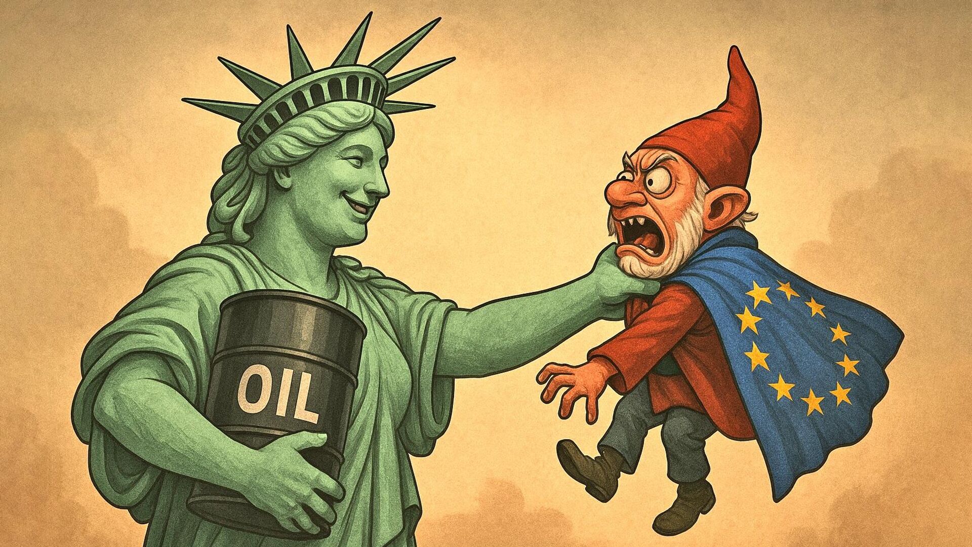 США с помощью российской нефти берут Европу за горло