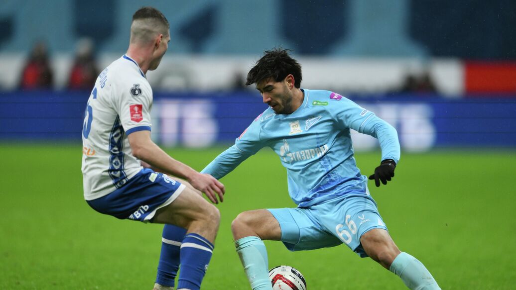 "Динамо" по сумме двух матчей прошло "Зенит" в Кубке России