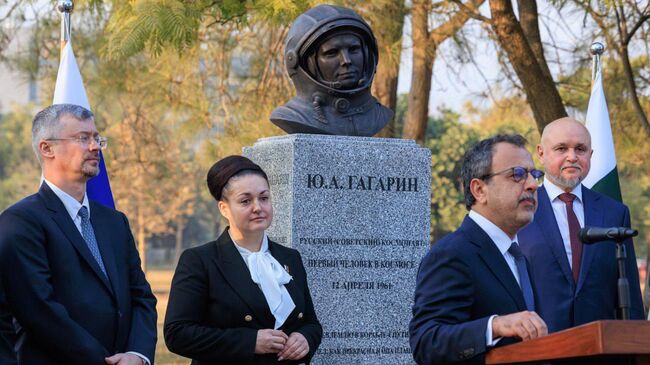 Открытие памятника Юрию Гагарину в Исламабаде. 27 ноября 2025 Открытие памятника Юрию Гагарину в Исламабаде. 27 ноября 2025