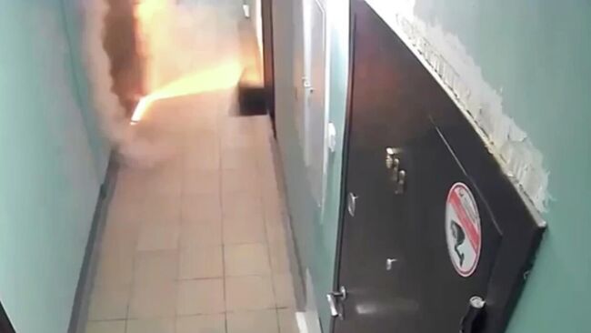 Туристический газовый баллон взорвался в квартире жилого дома на улице Фадеева в Новосибирске