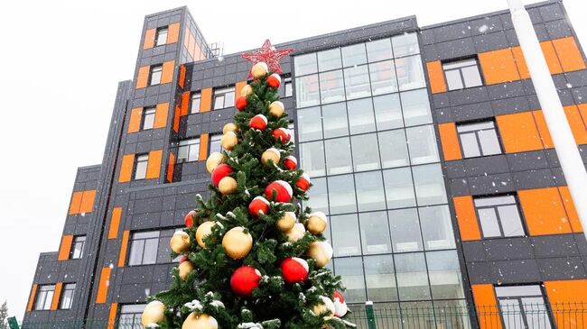 Площадки ОЭЗ Технополис Москва украсили к Новому году