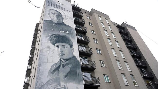 Первый мурал, посвященный героям Великой Отечественной войны, открыли в Калининграде