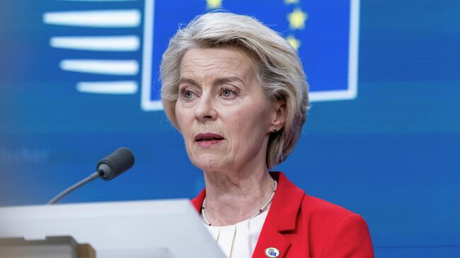 Председатель Европейской комиссии Урсула фон дер Ляйен Председатель Европейской комиссии Урсула фон дер Ляйен