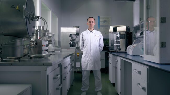 Студент на стажировке в компании НоваМедика