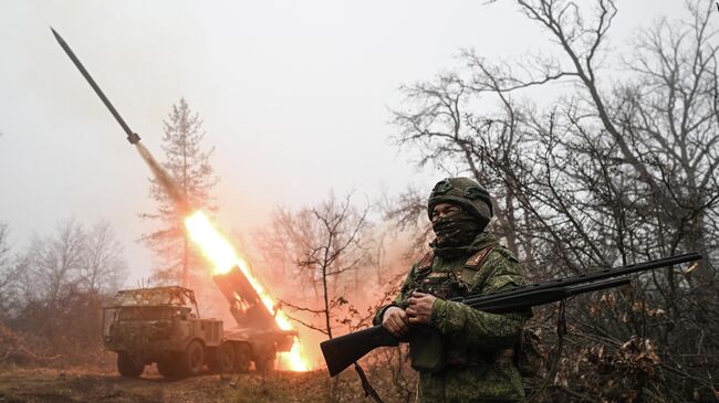 Российские военнослужащие в зоне СВО