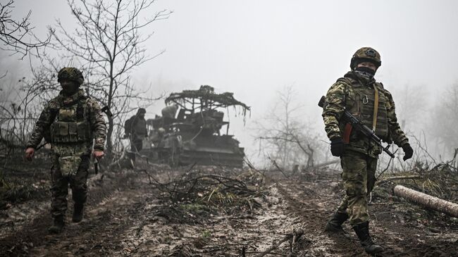 Российские военнослужащие в зоне СВО