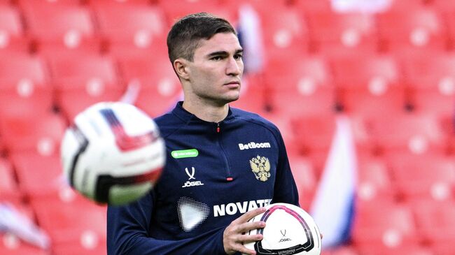 Футболист московского ЦСКА Тамерлан Мусаев