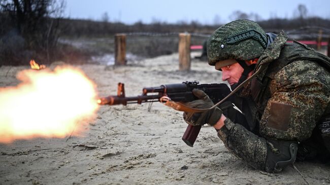 Российский военнослужащий
