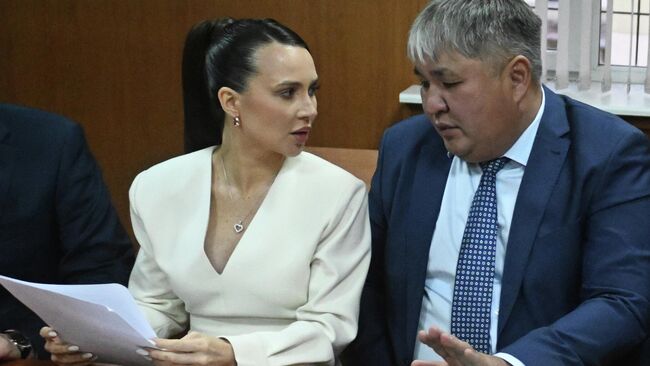 Блогер Валерия Чекалина на заседании в Гагаринском суде в Москве