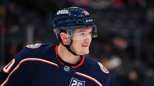 Хоккеист Коламбус Блю Джекетс Дмитрий Воронков