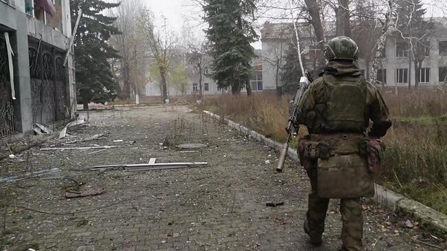 Освобожденный Красноармейск в ДНР