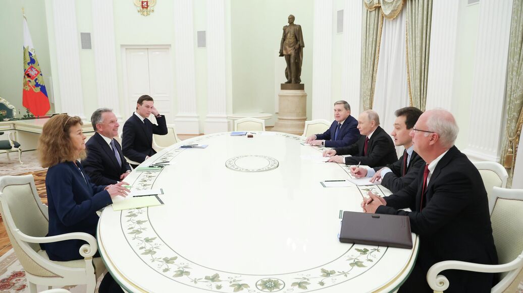 Встреча Путина и Уиткоффа завершилась спустя почти пять часов