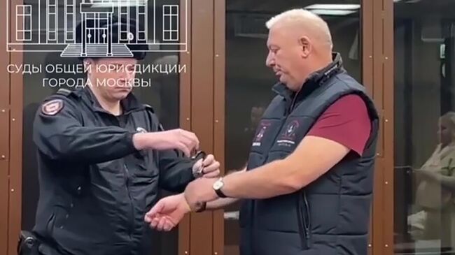 Бывший депутат Государственной Думы РФ Анатолий Вороновский в Басманном суде Москвы. 3 декабря 2025