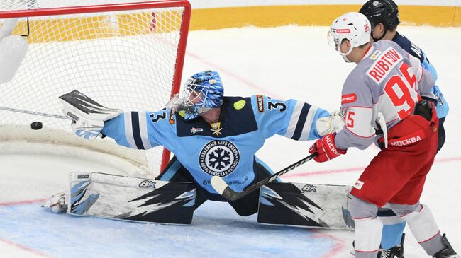 Хоккей. КХЛ. Сибирь (Новосибирск) - Спартак (Москва)