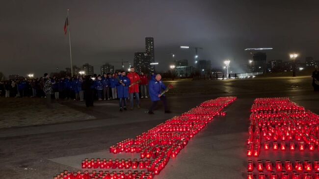 Акция ко Дню неизвестного солдата в Москве