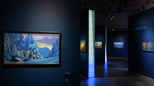 Ретроспектива работ Рериха открылась в Звенигородском манеже