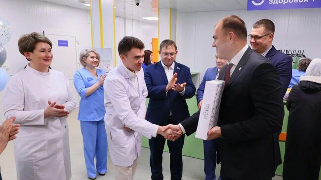 Открытие новой поликлиники в Тобольске