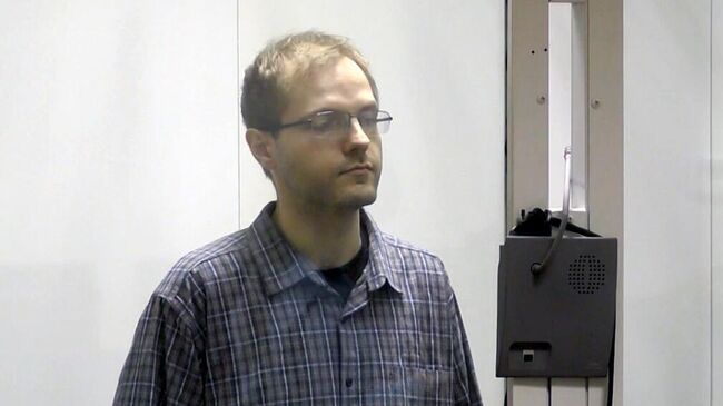 Cотрудник Института общей физики РАН Артем Хорошилов во время оглашения приговора Московском областном суде