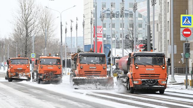 Снег в Москве