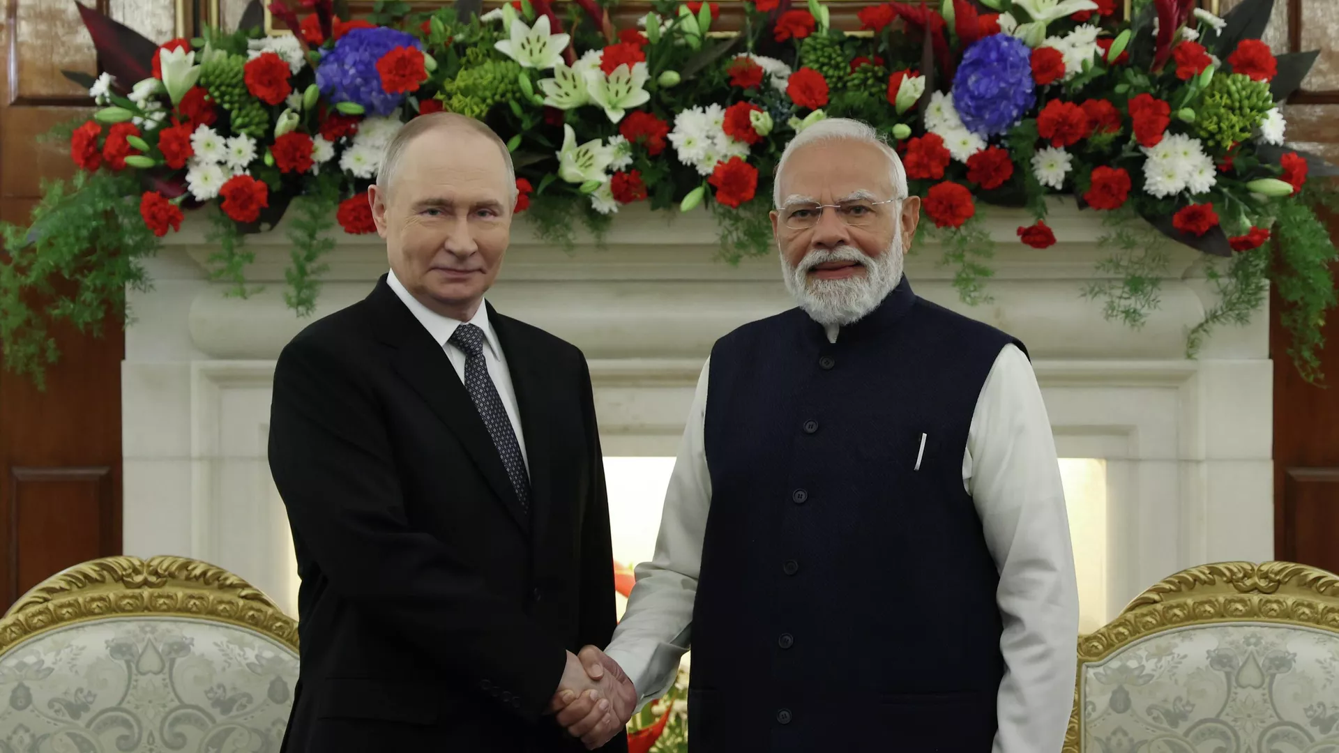Путин и Моди подвели итоги переговоров в Нью-Дели