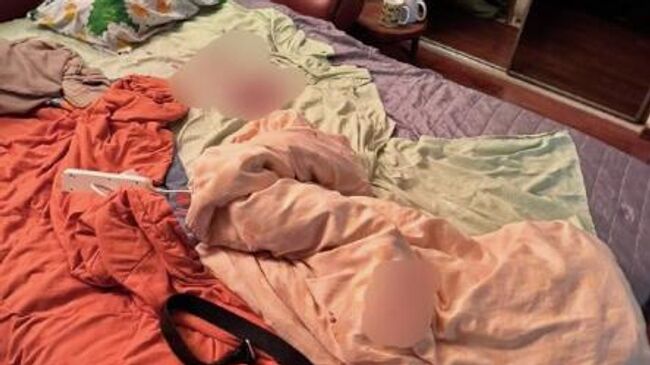 На месте нападения на супружескую пару в центре Москвы