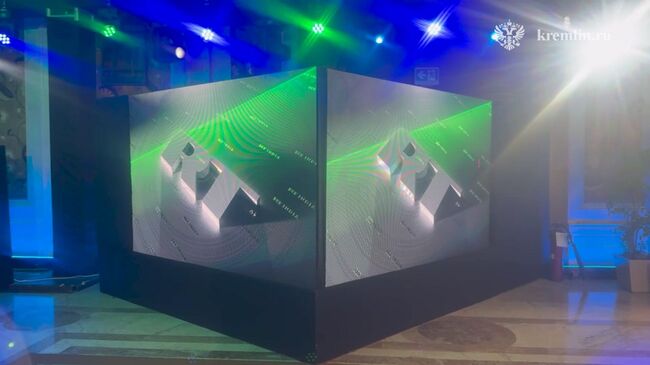 Обстановка перед церемонией старта вещания телеканала RT India