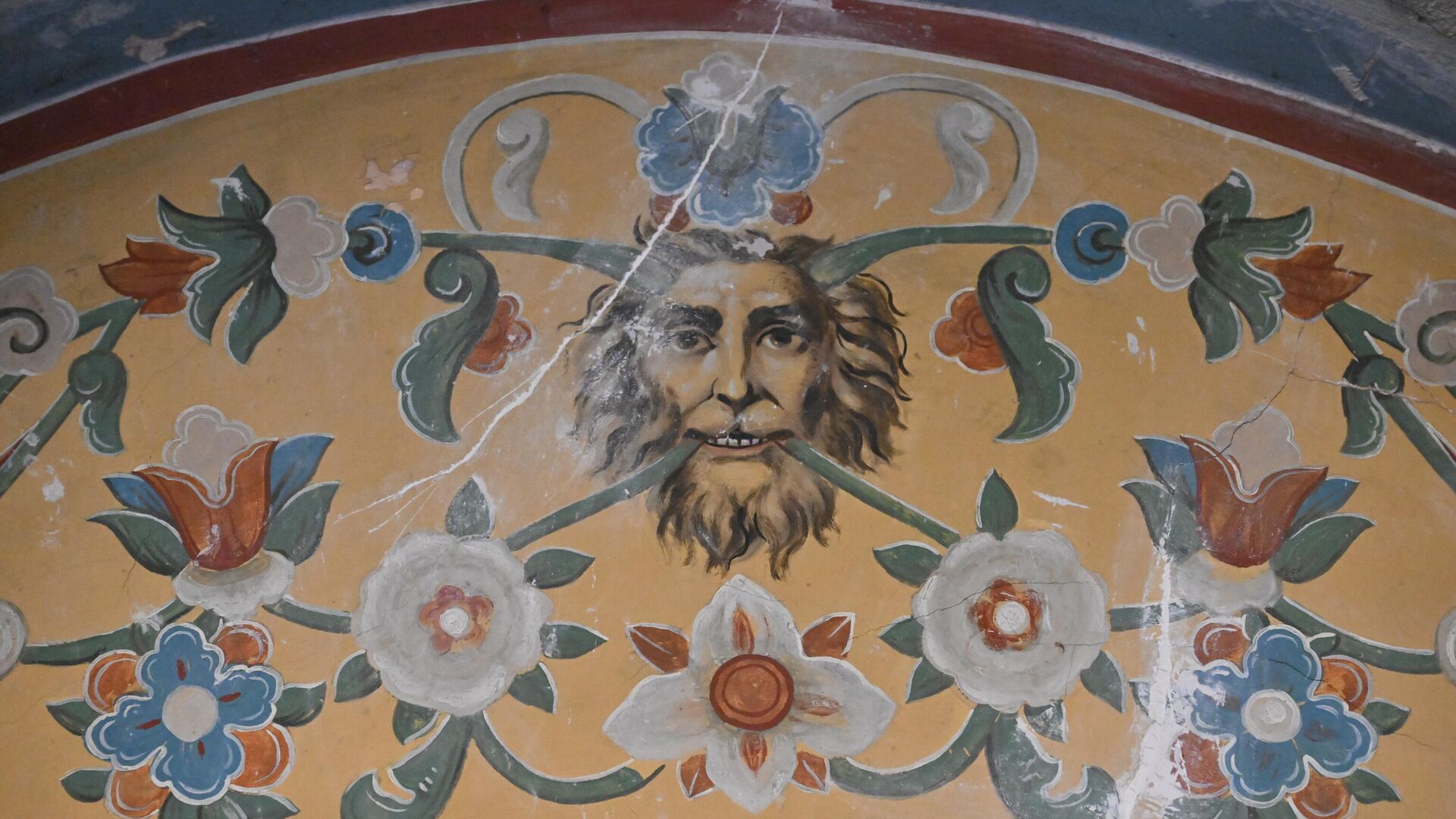 Орнамент в Правильной палате Московского Печатного двора - РИА Новости, 1920, 08.12.2025