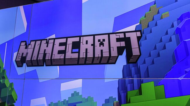 Логотип компьютерной игры Minecraft