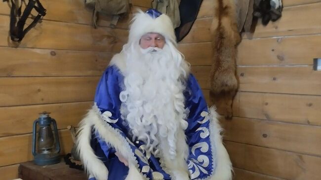 Актёр Александр Скавыш в роли Деда Мороза