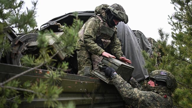 Российские военнослужащие