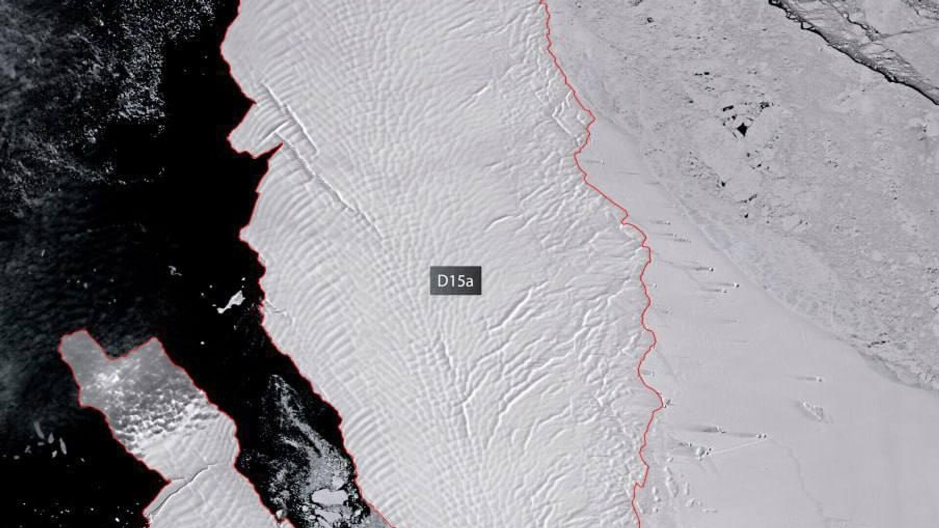 Айсберг D15а: фото с орбиты - РИА Новости, 1920, 08.12.2025