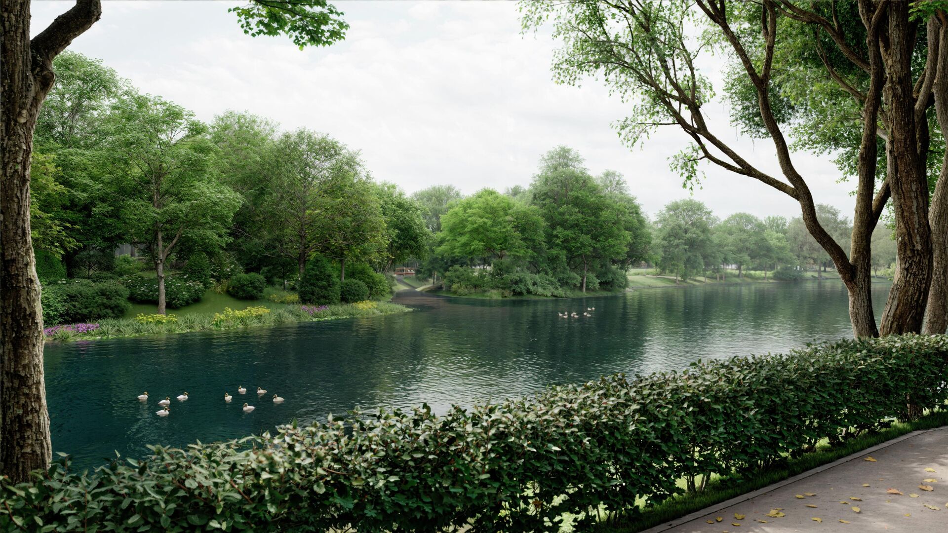 Реабилитация Щучьего пруда на юго-востоке Москвы - РИА Новости, 1920, 08.12.2025