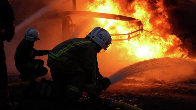 Украинские пожарные