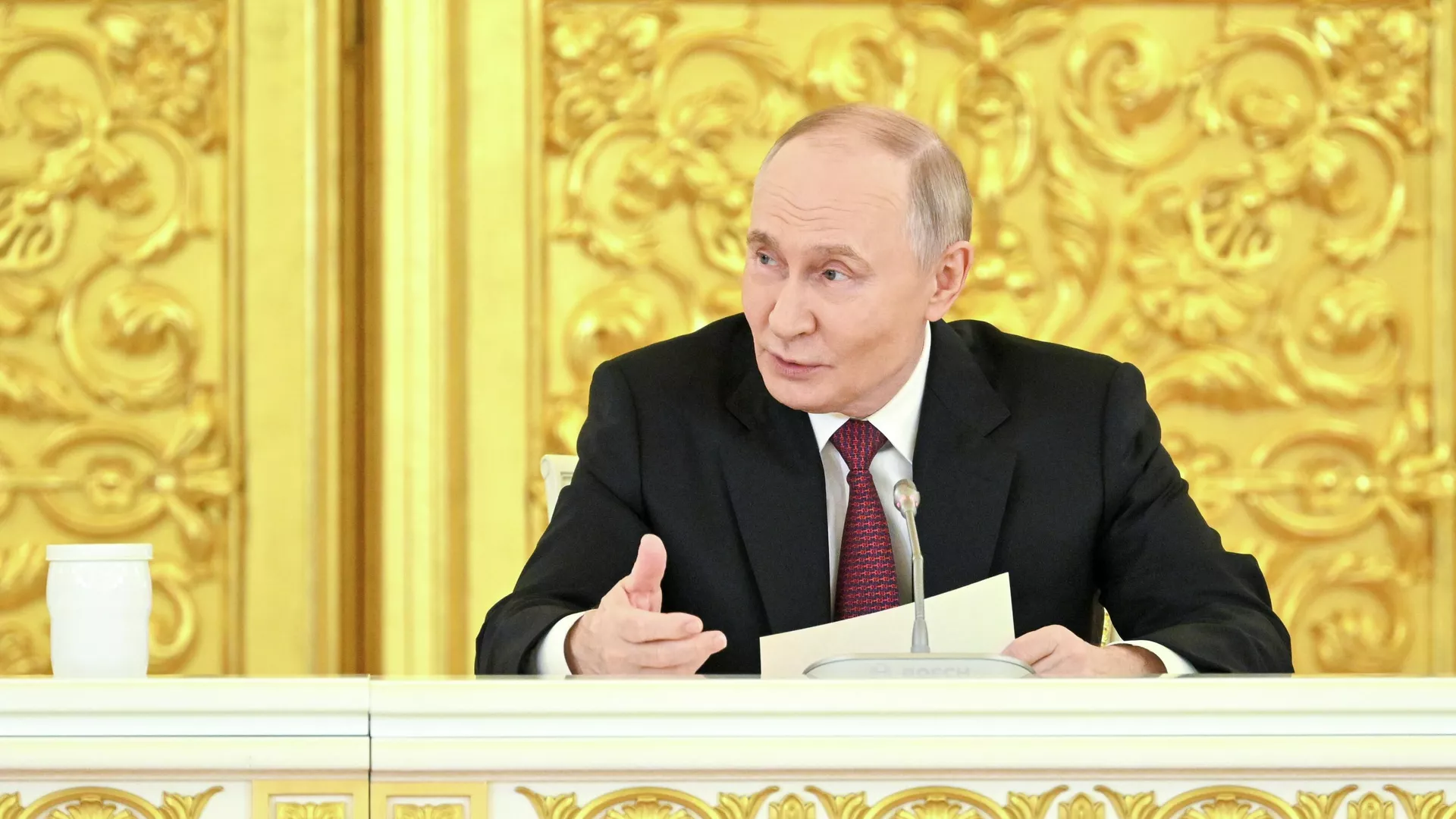 Президент РФ Владимир Путин проводит заседание Совета по стратегическому развитию и национальным проектам - РИА Новости, 1920, 08.12.2025