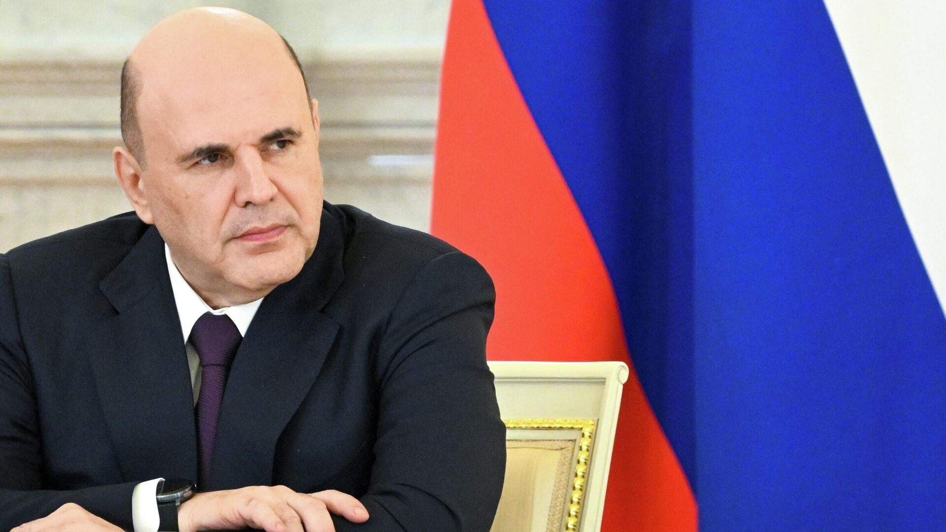 Председатель правительства РФ Михаил Мишустин на заседании Совета по стратегическому развитию и национальным проектам - РИА Новости, 1920, 08.12.2025