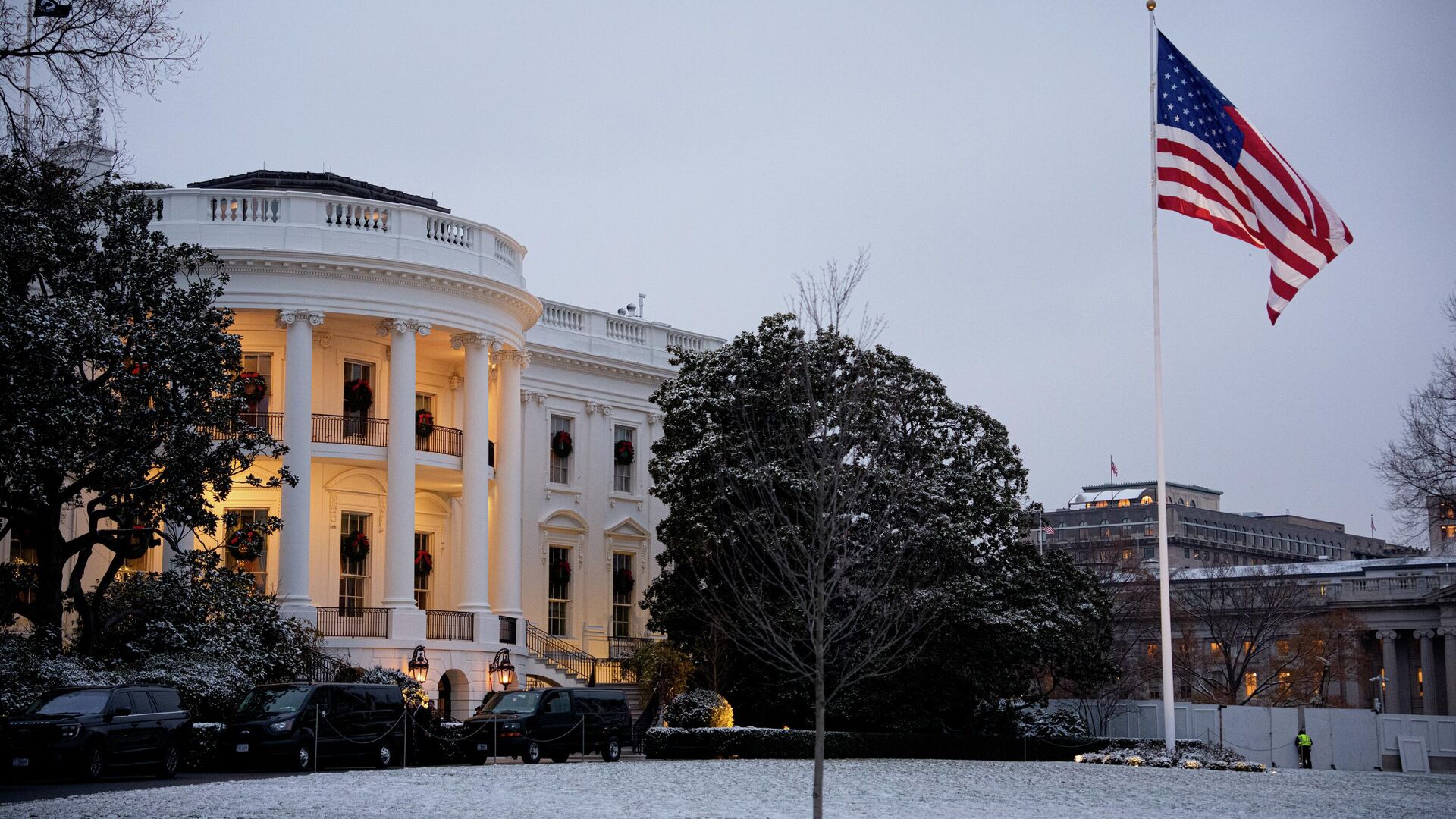 Здание Белого дома в Вашингтоне, США Здание Белого дома в Вашингтоне, США - РИА Новости, 1920, 09.12.2025