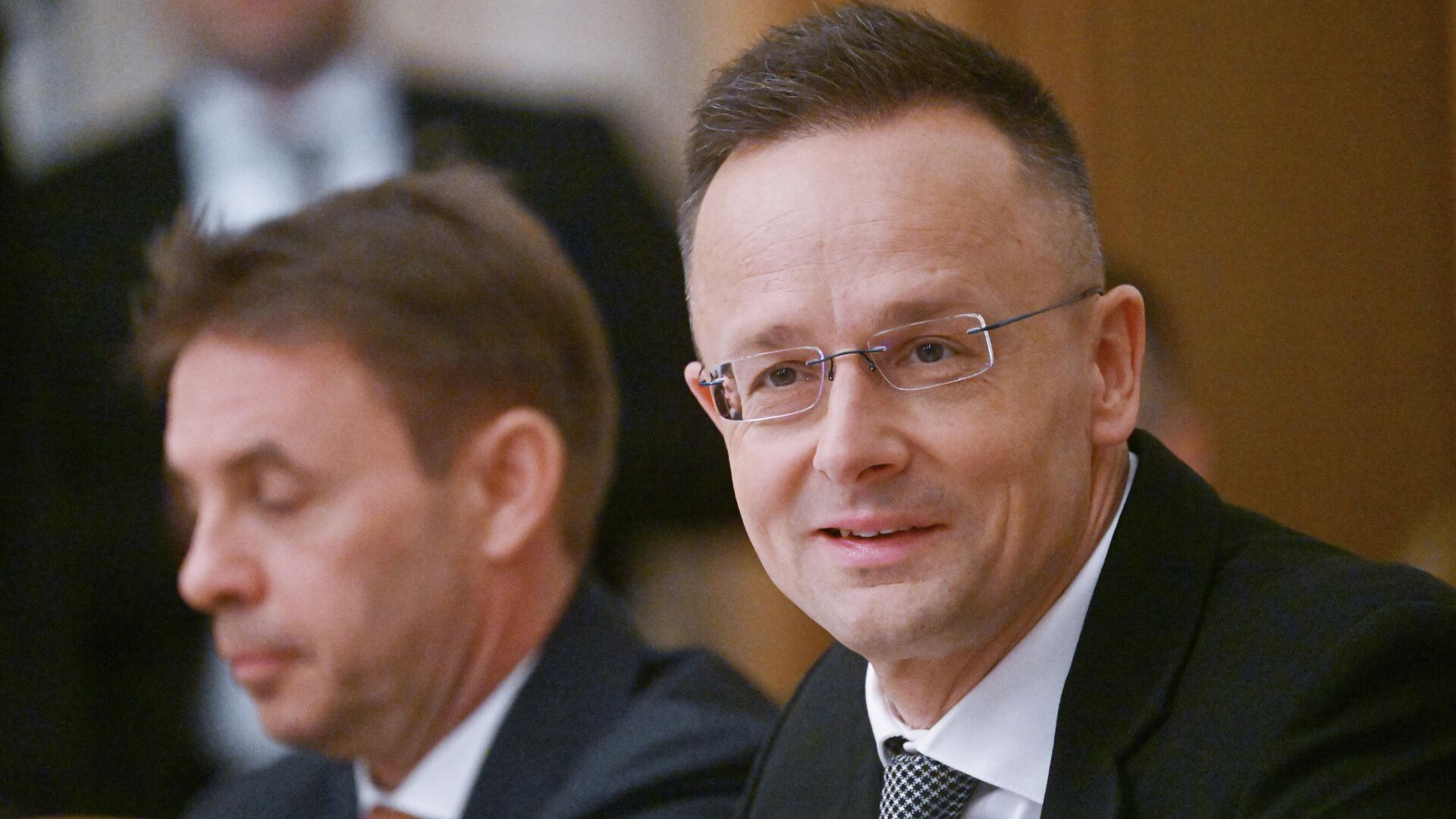 Министр иностранных дел Венгрии Петер Сийярто на 16-ом заседании Российско-Венгерской межправительственной комиссии по экономическому сотрудничеству - РИА Новости, 1920, 09.12.2025